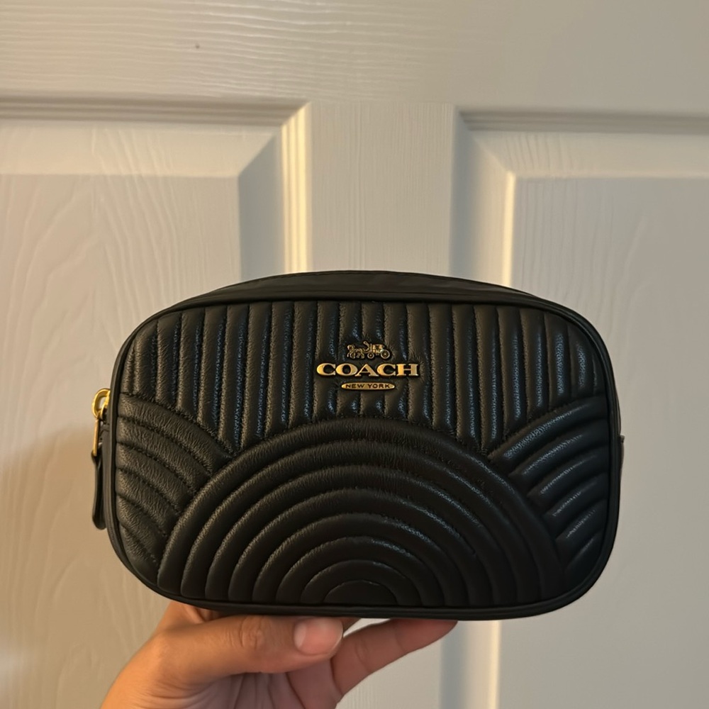 Coach leather fanny pack